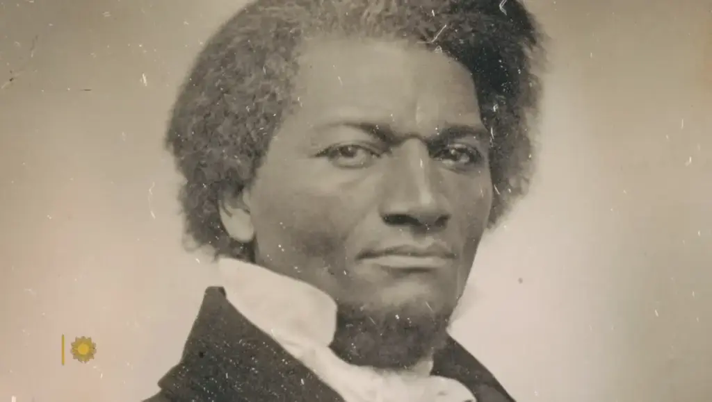Frame from CBS Sunday Morning's Frederick Douglass photography story