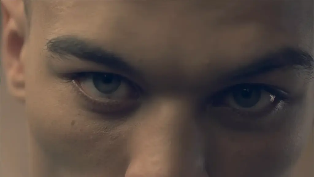 Close-up from Rihanna’s We Found Love music video