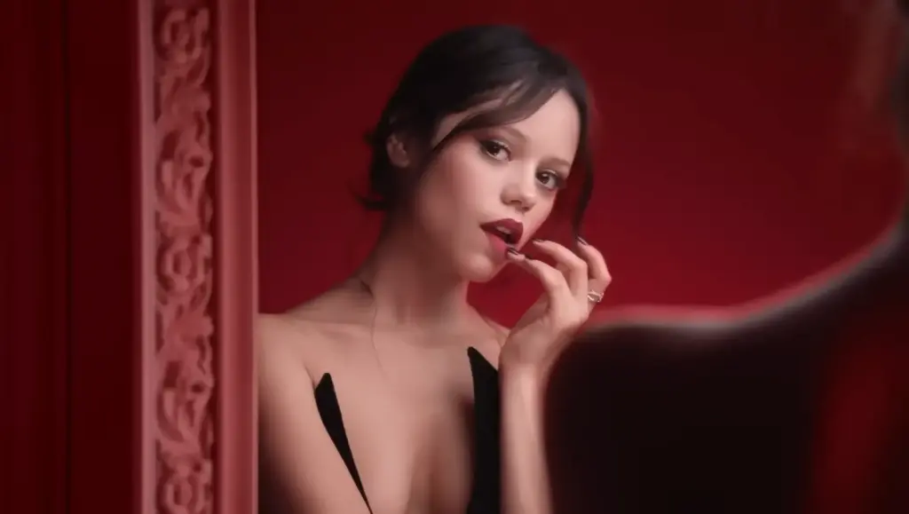 Jenna Ortega for Dior Beauty Rouge Dior On Stage Ink Blur Matte
