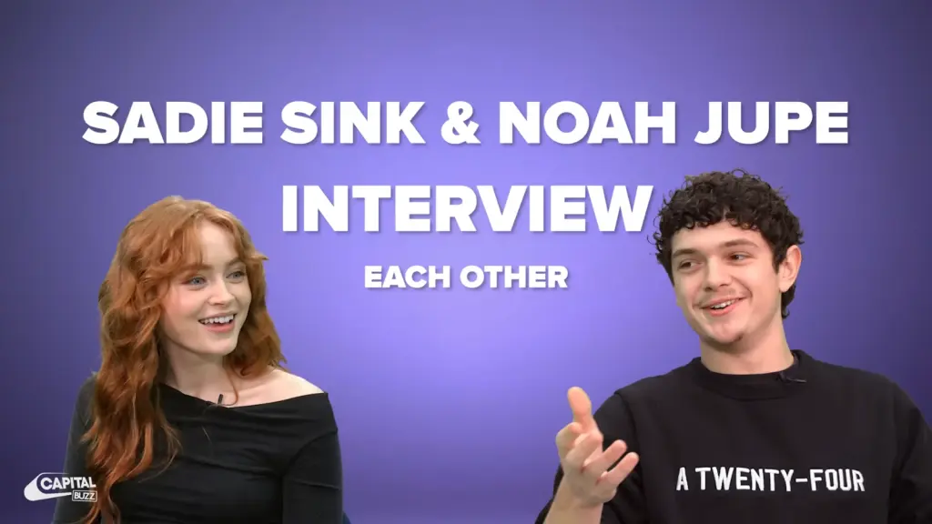 Sadie Sink and Noah Jupe during their Capital Buzz interview