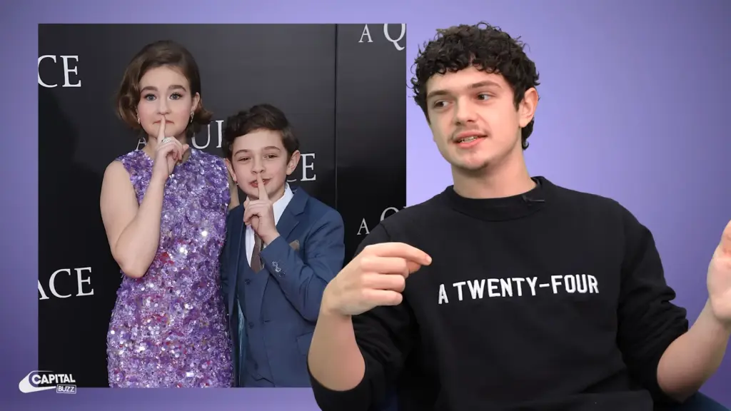 Noah Jupe and Sadie Sink during their Capital Buzz interview
