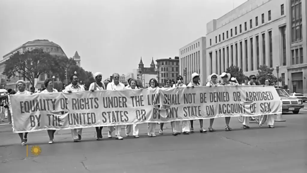CBS Sunday Morning frame from The Equal Rights Amendment: A promise unfulfilled