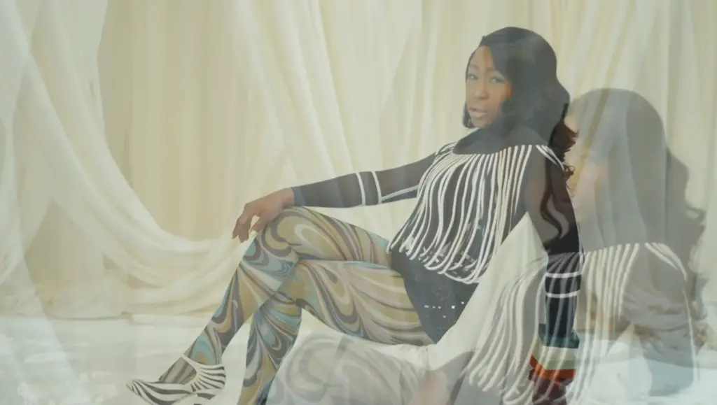 Scene from Tweet’s Love Again video