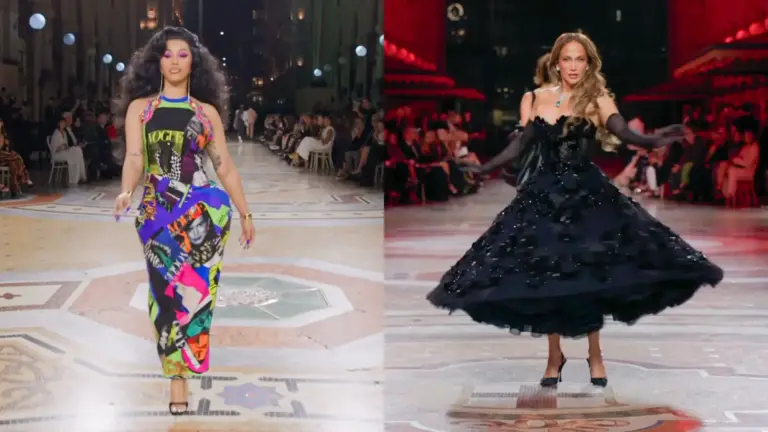 Cardi B & Jennifer Lopez Razzle-Dazzled, The Show At Vogue World: Milano