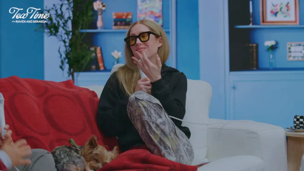 Raven-Symoné and Miranda Maday in a Tea Time with Raven & Miranda episode frame