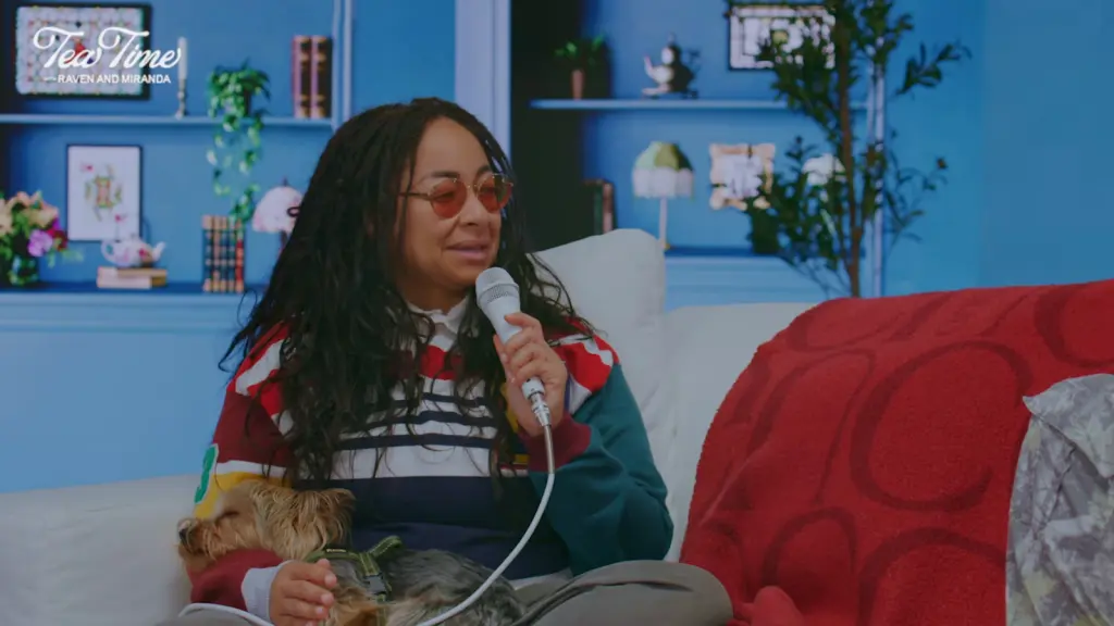 Raven-Symoné and Miranda Maday during their Tea Time episode