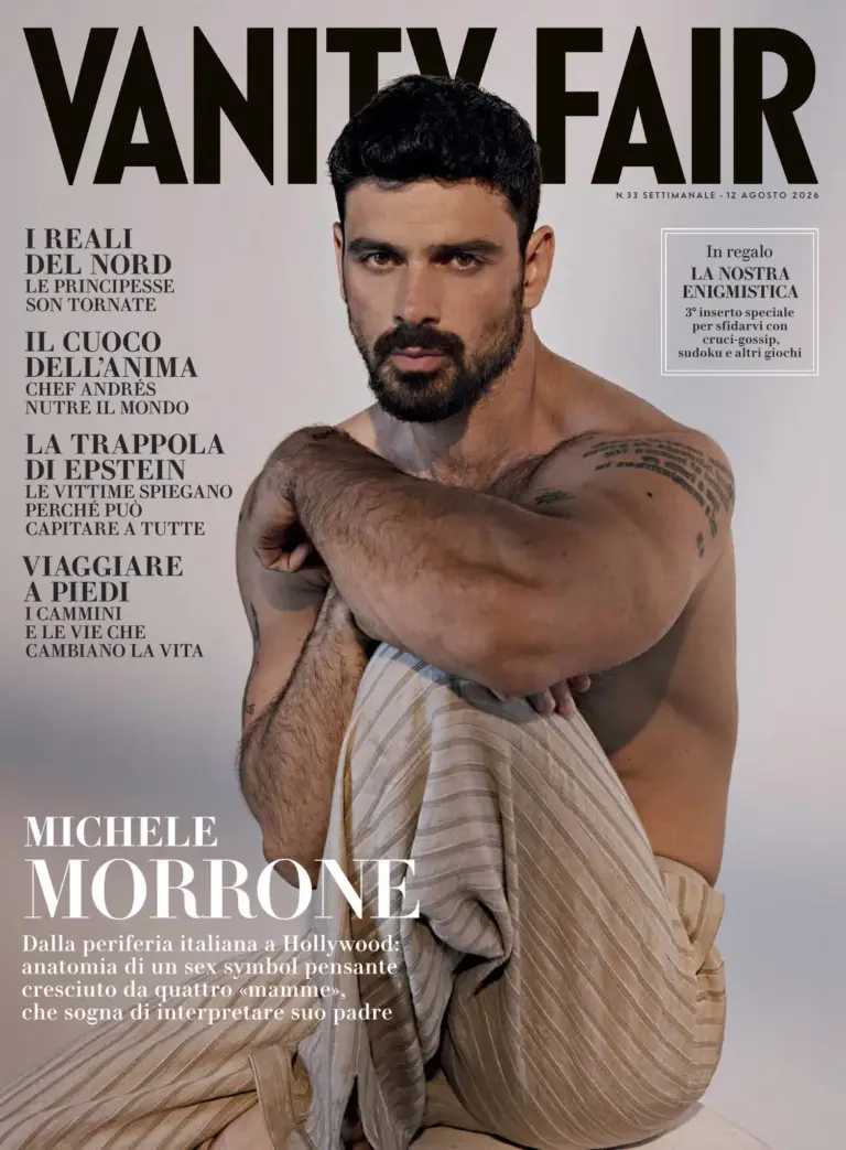 Actor/Model Michele Morrone For Vanity Fair Italia