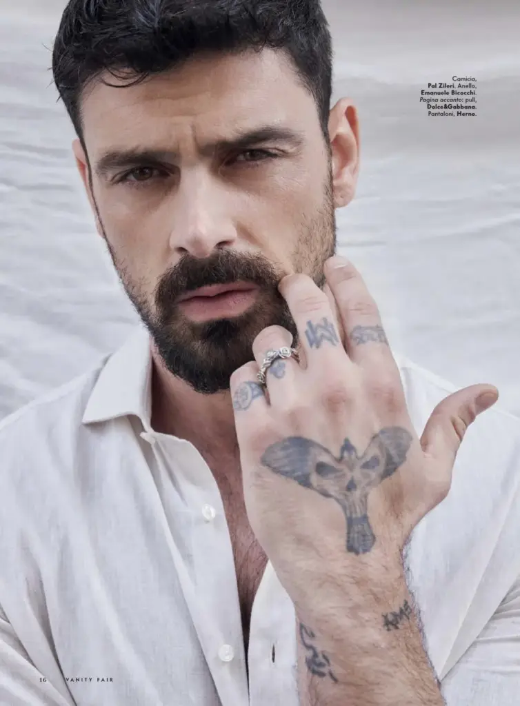 Michele Morrone photographed for Vanity Fair Italia issue 33