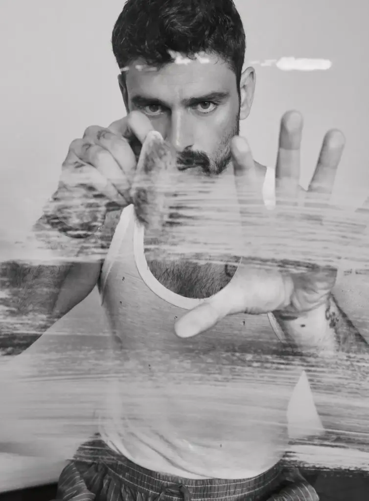 Michele Morrone in Vanity Fair Italia's 2026 fashion editorial