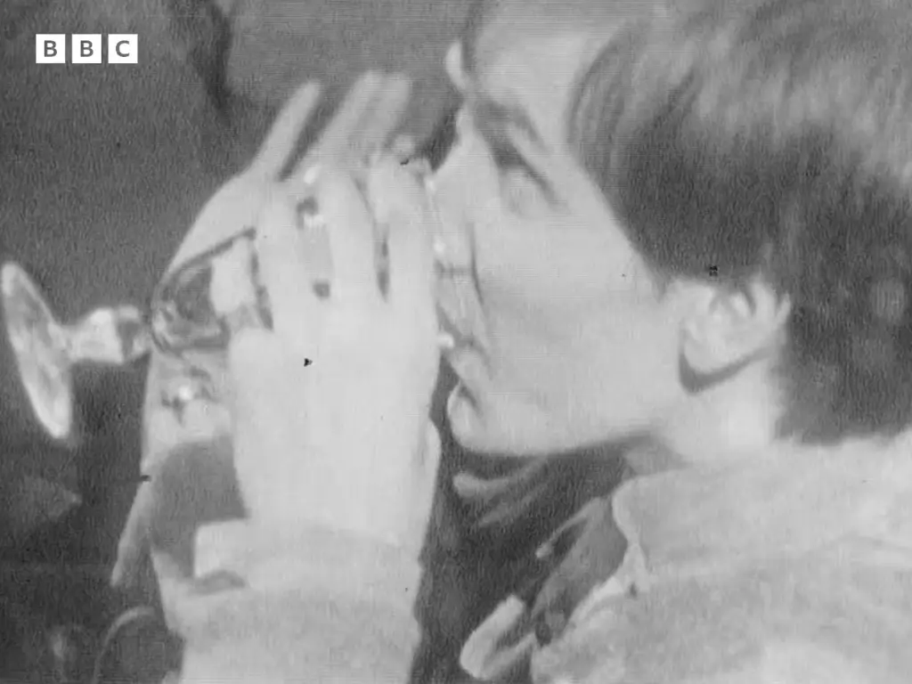 Frame from BBC Archive's 1966 A Whole Scene Going house party episode