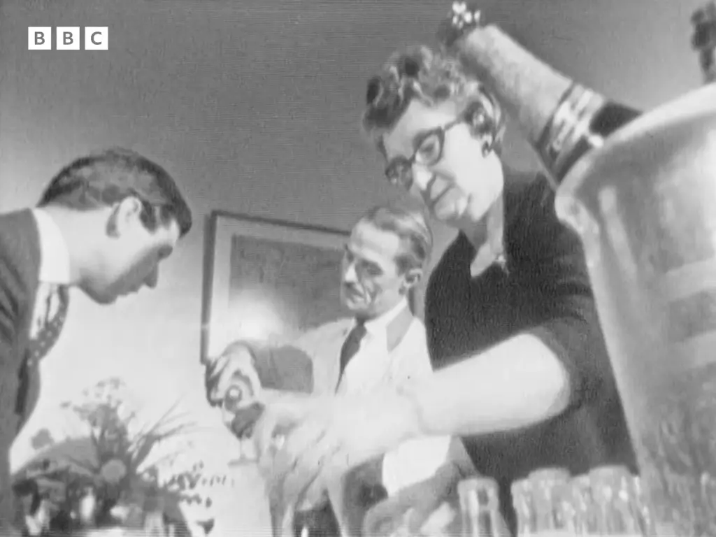 Frame from BBC Archive's 1966 A Whole Scene Going house party episode