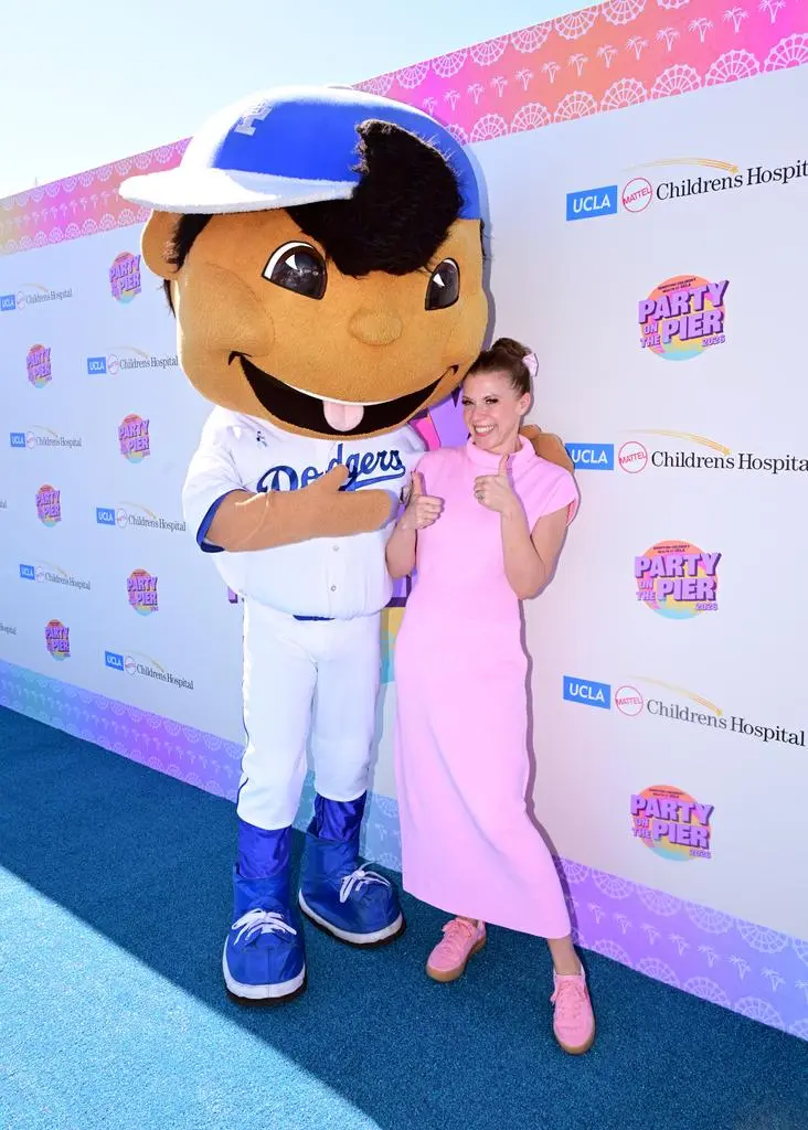 Press photograph from the 2026 UCLA Mattel Children’s Hospital Party on the Pier event