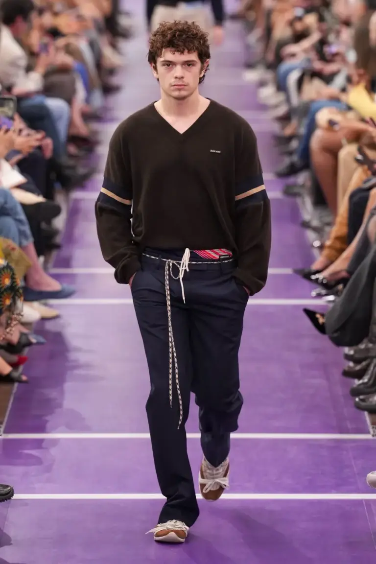 Noah Jupe Makes Fashion Runway Debut, Walking Miu Miu SS27