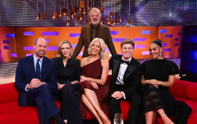 Prince William Makes History Taking The Sofa For The Graham Norton Show