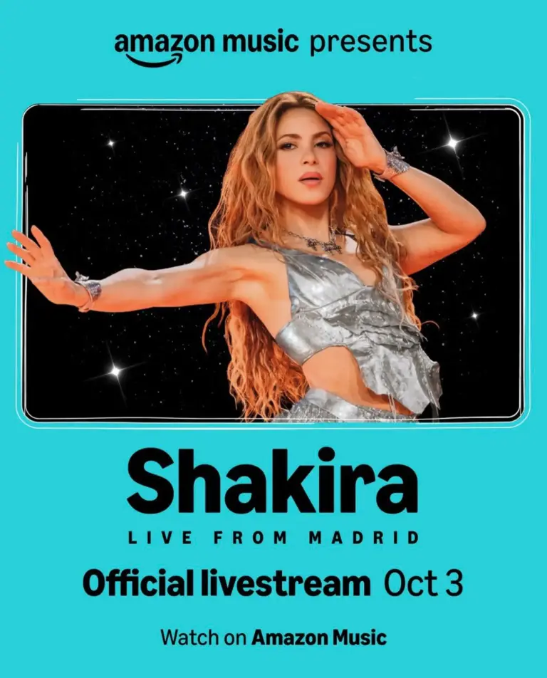Shakira-Shakira! Relive This Past Weekend’s Residency Show Via Madrid For “Amazon Music Prime Livestream”