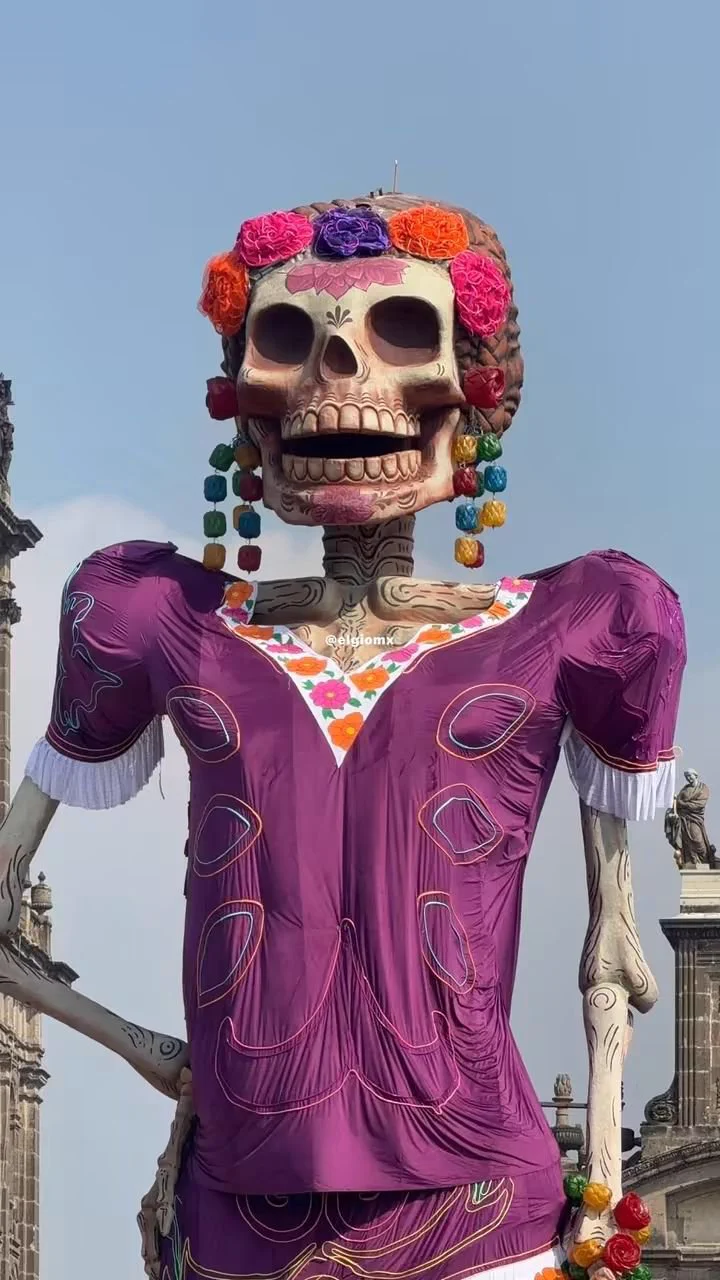 Meet La Calavera catrina! La más grande del mundo en CDMX