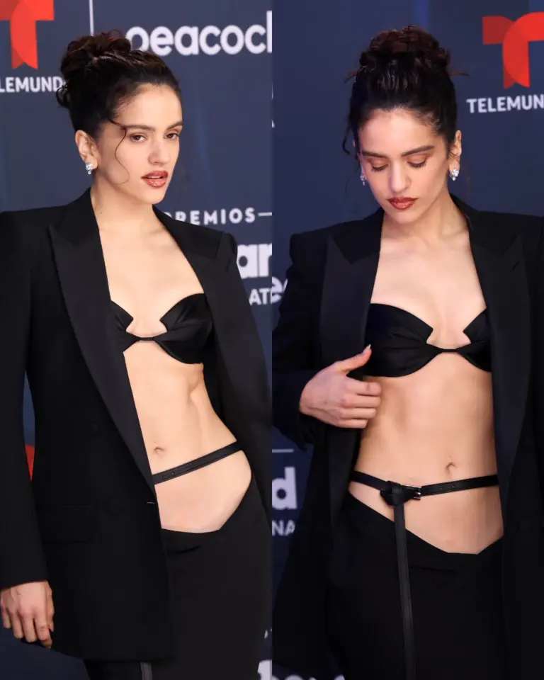 Last Night, Rosalia Gave Sleek Bod, Charisma, & Beaut At The Premios Billboard 2026