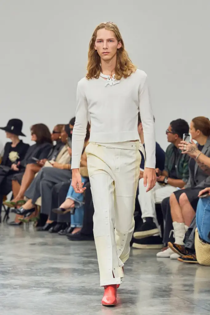Courrèges SS27 runway look from the Spring Summer 2027 collection