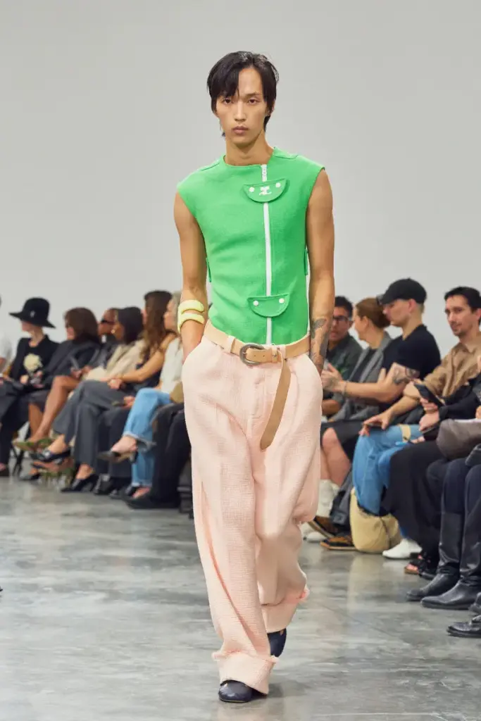 Courrèges Spring Summer 2027 runway look in Paris