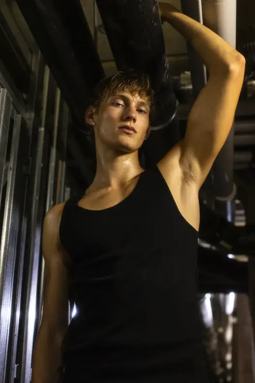 Laurenz Zimmermann photographed by Richard Kranzin for MMSCENE PORTRAITS
