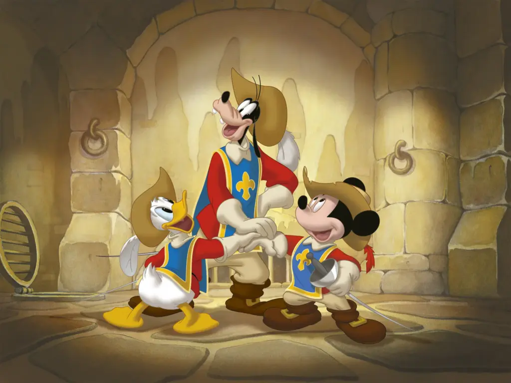 Disney image accompanying Mickey, Donald, Goofy: The Three Musketeers