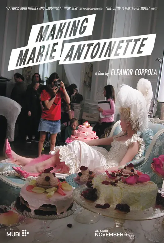 Promotional image for Eleanor Coppola’s documentary Making Marie Antoinette