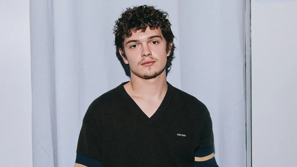 Noah Jupe during the Miu Miu Spring Summer 2027 show in Paris