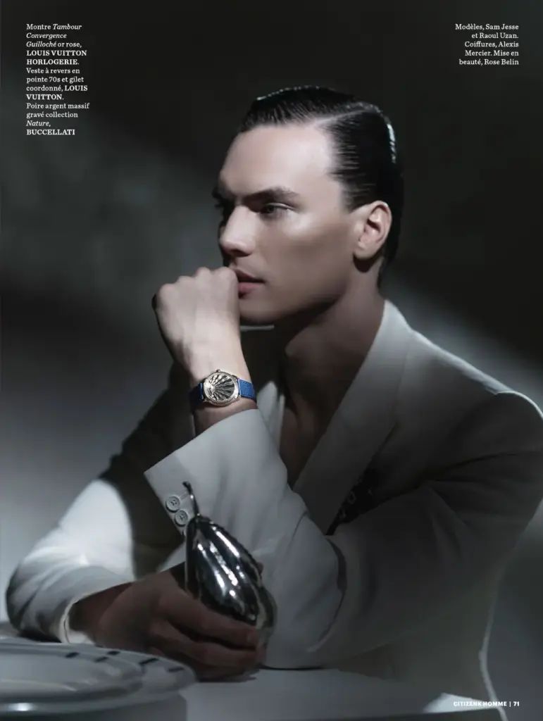 Sam Jesse and Raoul Uzan photographed for Citizen K Homme by Benoît Auguste