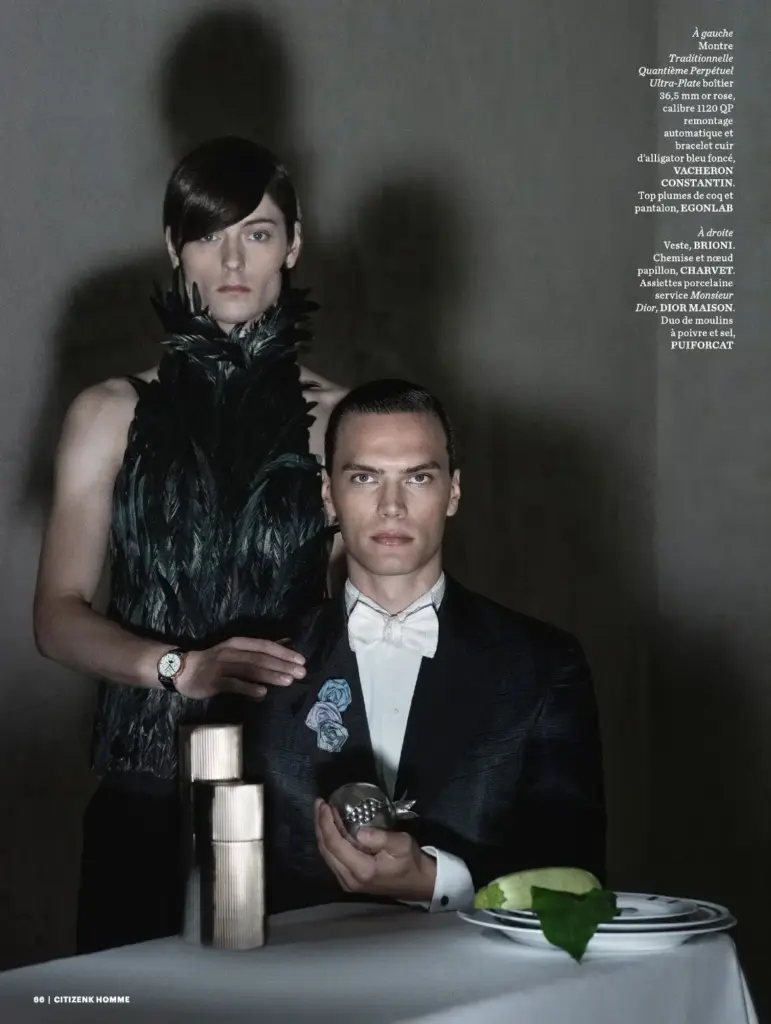 Sam Jesse and Raoul Uzan photographed by Benoît Auguste for Citizen K Homme