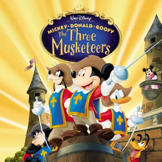 Disney's Mickey Mouse, Donald Duck and Goofy in The Three Musketeers animated adventure