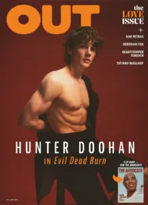 Actor Turned Model Hunter Doohan For Out Hunter Doohan Goes Full “Scream King” for Out Magazine