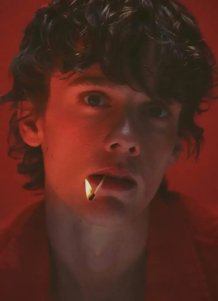 Hunter Doohan photographed for Out magazine's Scream King story