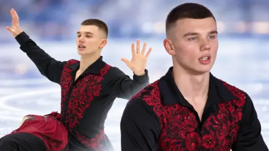Alexander Samorukov skating with Darya Tretyakova at the 2026 Russian Junior Grand Prix
