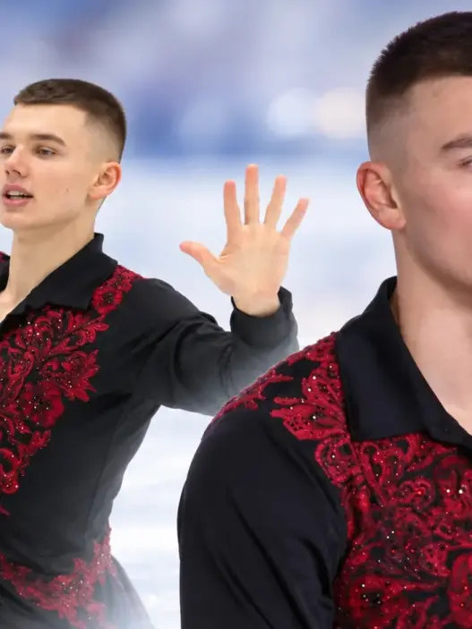Alexander Samorukov skating with Darya Tretyakova at the 2026 Russian Junior Grand Prix