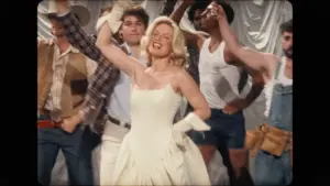 Ashe in the official Lasso The Moon music video directed by Silken Weinberg
