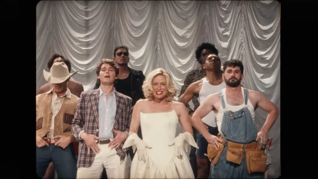 A scene from Ashe’s official “Lasso The Moon” music video, directed by Silken Weinberg