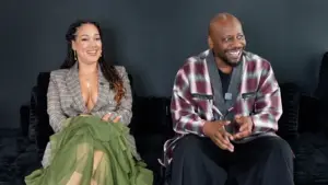 Cynthia K. McWilliams and Malcolm Barrett discussing Average Joe Season 2 on Side Dish TV