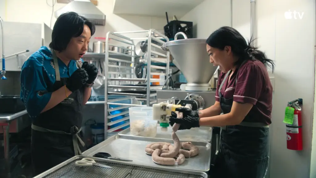 Awkwafina during The Unlikely Cook official trailer