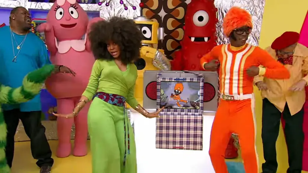 Erykah Badu Birds from Yo Gabba Gabba