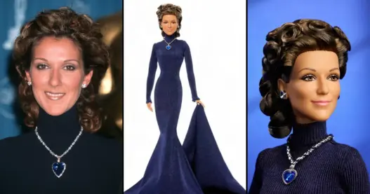 Celine Dion Barbie Signature doll inspired by her 1998 My Heart Will Go On performance