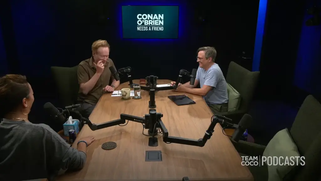 Conan O’Brien discussing his missing Cochran Avenue plaque on Conan O’Brien Needs a Friend