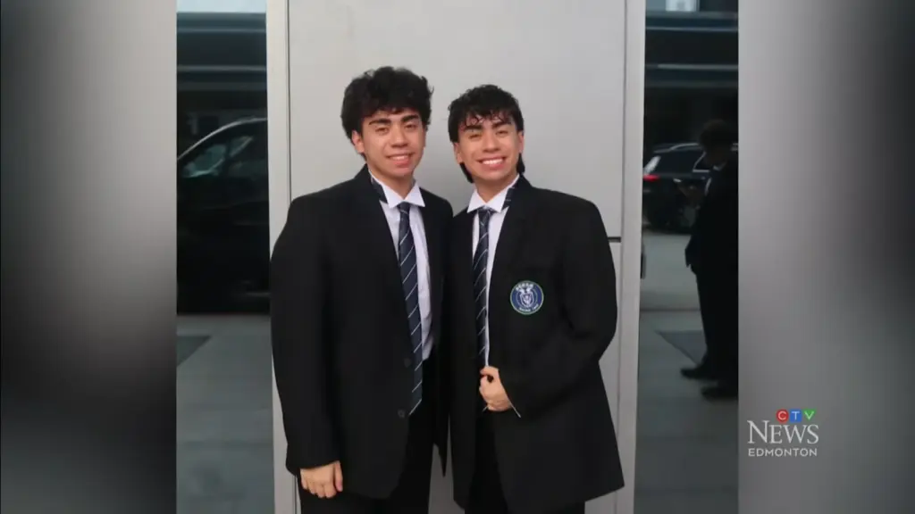 Ethan and Aiden Beldre discussing dancing in Yung Lean and GENER8ION’s STORM performance at the 2026 MTV VMAs