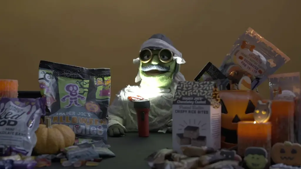 Trader Joe’s Fearless Flyer presenting Halloween treats