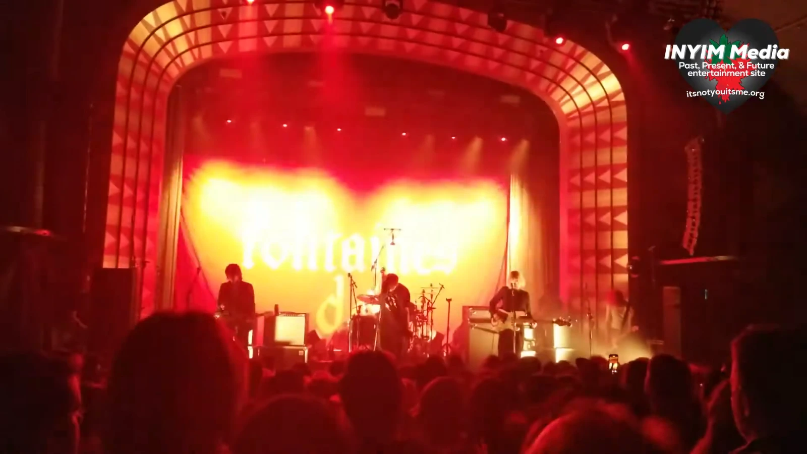 Fontaines D.C. onstage during their sold-out May 19, 2022 Regent Theater performance, filmed by INYIM Media