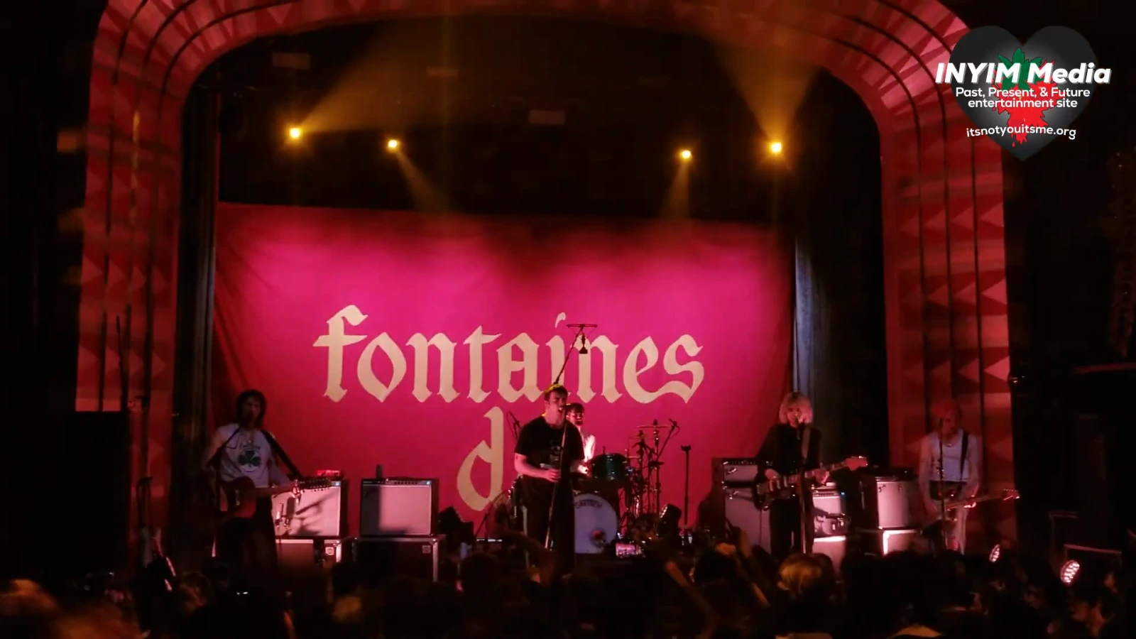 Fontaines D.C. performing at The Regent Theater in Los Angeles on May 19, 2022, from INYIM Media concert footage