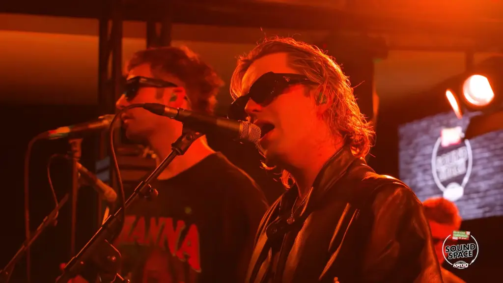 Fontaines D.C. during their KROQ Sound Space performance in Los Angeles