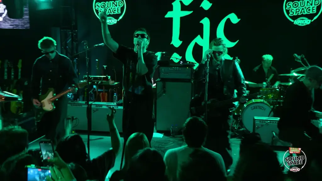 Fontaines D.C. live at KROQ's Sound Space in Los Angeles