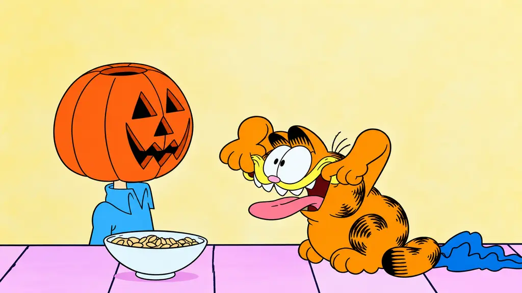 Halloween scene from Garfield’s Halloween Adventure