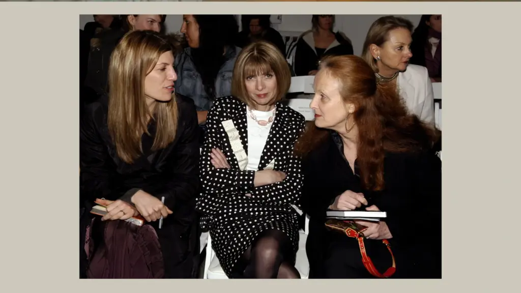 Grace Coddington discussing fashion and Grace Now with Vogue