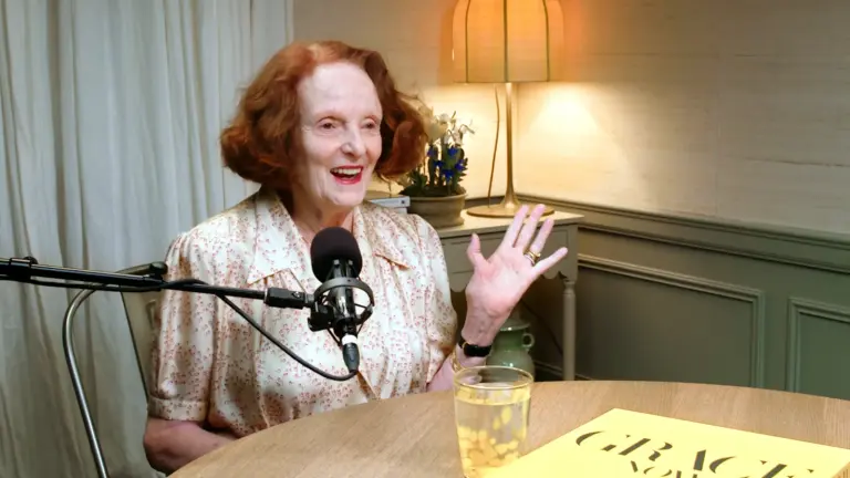Grace Coddington speaking with Chloe Malle for The Run-Through with Vogue